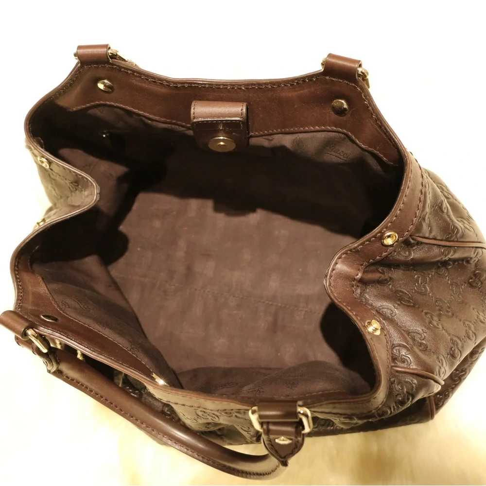 Gucci Brown Leather Sukey Hobo Bag - Picture 11 of 14